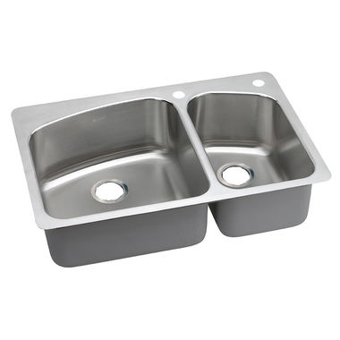 Click here to see Elkay DPXSR2250R2R Elkay DPXSR2250R2R Dayton Stainless Steel Double Bowl Sink