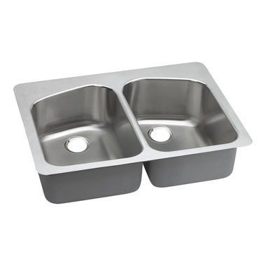 Click here to see Elkay DPXSR233220 Elkay DPXSR233220 Dayton Stainless Steel Double Bowl Sink