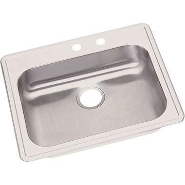 Click here to see Elkay GE12522MR2 Elkay GE12522MR2 Dayton Stainless Steel Single Bowl Sink