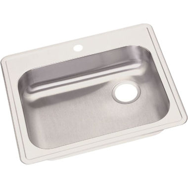 Click here to see Elkay GE12522R1 Elkay GE12522R1 Dayton Stainless Steel Single Bowl Sink
