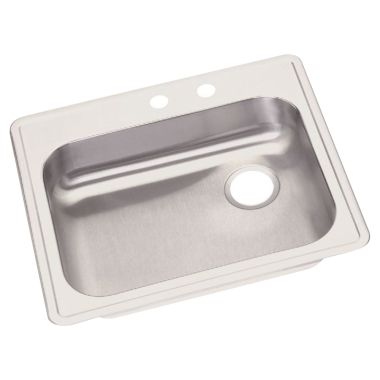 Click here to see Elkay GE12522RMR2 Elkay GE12522RMR2 Stainless Steel Top Mount Single Bowl Dayton Sink