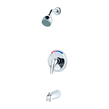 Click here to see Pfister G89-0300 Pfister G89-0300 Pfirst Series One-Handle Tub and Shower Trim - Polished Chrome