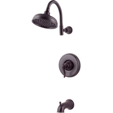 Click here to see Pfister G89-8YPY Pfister G89-8YPY Ashfield One-Handle Tub and Shower Trim Kit - Tuscan Bronze