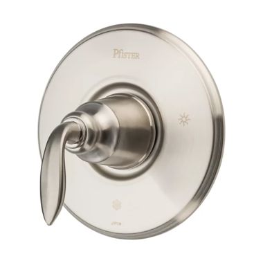 Click here to see Pfister R89-1CBK Pfister Avalon Brushed Nickel Valve Trim Kit, EZ Clean, ADA - R89-1CBK