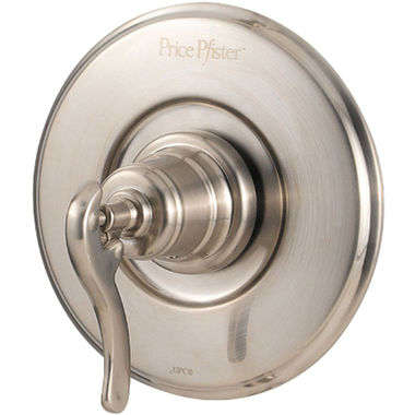 Click here to see Pfister R89-1YPK Pfister Ashfield Brushed Nickel Valve Only Trim Kit, ADA Lever Handles - R89-1YPK
