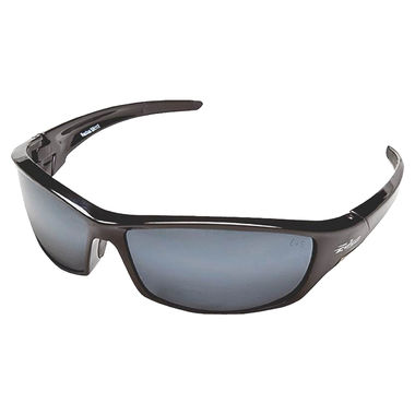 Click here to see Edge Eyewear  EDGE SR117 RECLUS SAFETY SUNGLASSES - BLACK FRAME SILVER MIRROR LENS