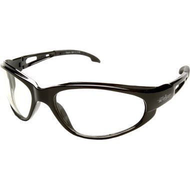 Click here to see Edge Eyewear  Edge EyeWear SW111AF Dakura Safety Sunglasses - Black Frame With Clear Anti-Fog Lens