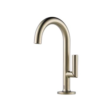 Click here to see Brizo 65675LF-BN Brizo Odin Single-Handle Brilliance Brushed Nickel Electronic Bathroom Faucet with TempIQ Technology, Single-Hole, 1.5 GPM, Less Drain - 65675LF-BN