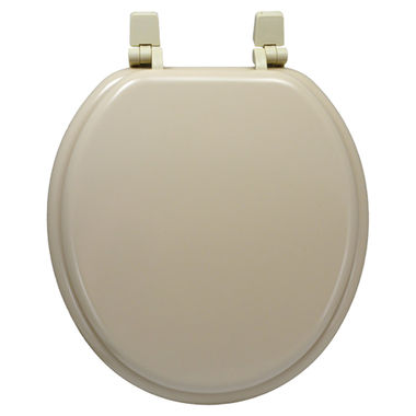 Click here to see Jones Stephens C001WD01 Jones Stephens C001WD01 Bone Round Wood Toilet Seat