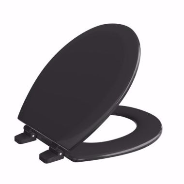Click here to see Jones Stephens C3B4R290 Jones Stephens C3B4R290 Black Round Wood Toilet Seat
