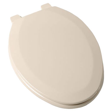 Click here to see Jones Stephens C014WD03 Jones Stephens C014WD03 Almond Elongated Wood Toilet Seat