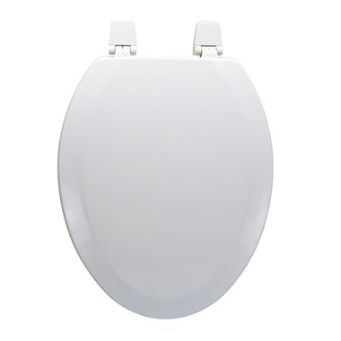 Click here to see Jones Stephens C014WD04 Jones Stephens C014WD04 White Elongated Wood Toilet Seat