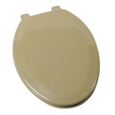 Click here to see Jones Stephens C014WD58 Jones Stephens C014WD58 Avocado Elongated Wood Toilet Seat