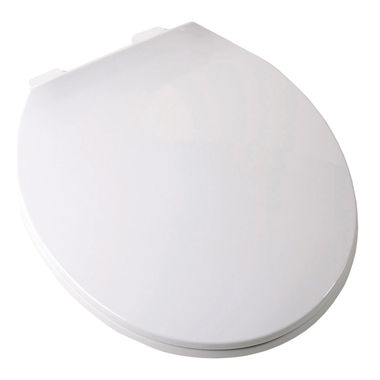 Click here to see Jones Stephens C104100 Jones Stephens C104100 White Round Plastic Toilet Seat