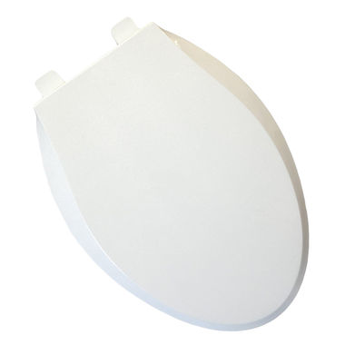 Click here to see Jones Stephens C8019S00 Jones Stephens C8019S00 White - Ez Close Elongated Plastic Toilet Seat