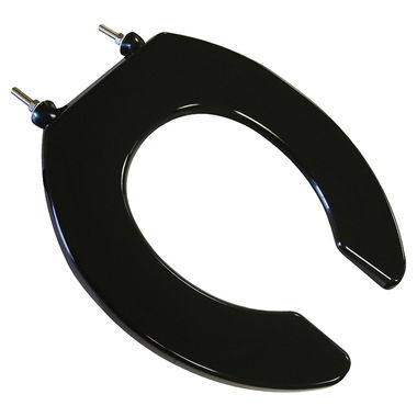 Click here to see Jones Stephens C105SSC90 Jones Stephens C105SSC90 Black Round Plastic Toilet Seat