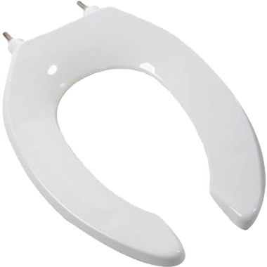 Click here to see Jones Stephens C108C90 Jones Stephens C108C90 Open Front Less Cover Elongated Plastic Toilet Seat