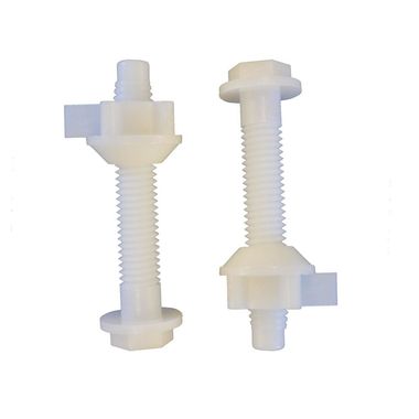 Click here to see Jones Stephens C200HEX Jones Stephens C200HEX Replacement Toilet Seat Bolts and Nuts - White