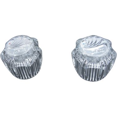 Click here to see Delta H21 Delta H21 Clear Knob Handle Set, 2 Pack, Chrome