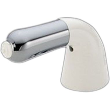 Click here to see Delta H24WH Delta H24WH A24 Delta Two Metal Lever Handle Kit (White)