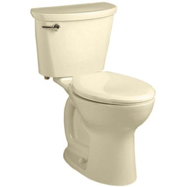 Click here to see American Standard 215FA.104.021 American Standard Cadet PRO Two-Piece Compact Toilet, Less Seat, Elongated, Right Height, 1.28 GPF, Bone - 215FA.104.021