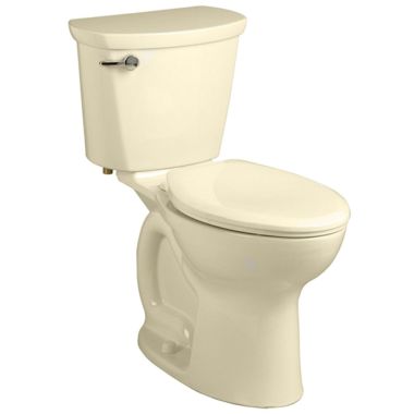 Click here to see American Standard 215AB.104.021 American Standard Cadet PRO Two-Piece Toilet, Elongated, Less Seat, Right Height, 1.28 GPF, Bone - 215AB.104.021