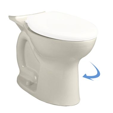 Click here to see American Standard 3517A.101.222 American Standard Cadet PRO Elongated Toilet Bowl Only, Chair Height, Vitreous China, Linen - 3517A.101.222
