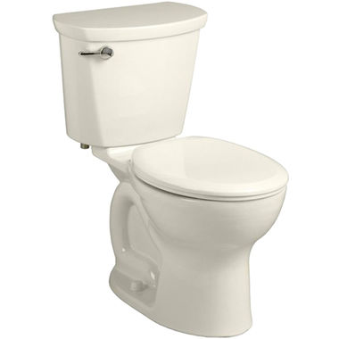 Click here to see American Standard 215BB.104.222 American Standard Cadet PRO Two-Piece Toilet, Round, Less Seat, Right Height, 1.28 GPF, Linen - 215BB.104.222
