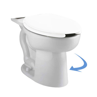 Click here to see American Standard 3483.001.020 American Standard 3483.001.020 Cadet Elongated Toilet Bowl, White 
