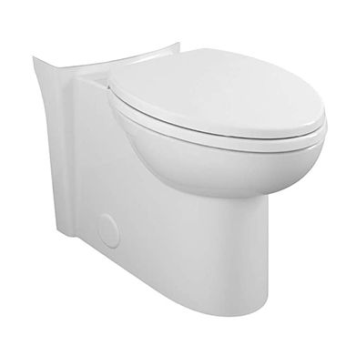 Click here to see American Standard 3075.000.020 American Standard 3075.000.020 Studio Concealed Trapway Right Height Elongated Toilet Bowl w/ Seat, White