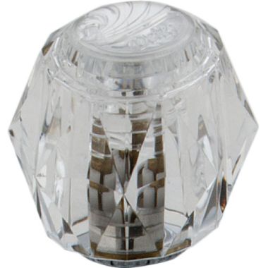 Click here to see Delta H61 Delta H61 Clear Knob Handle Set, 2 Pack, Chrome