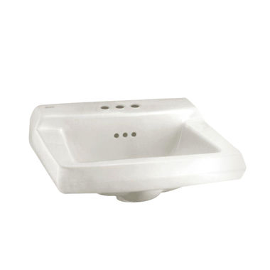 Click here to see American Standard 0124.131.020 American Standard Comrade Wall-Hung Lavatory Sink, Vitreous China, White - 0124.131.020
