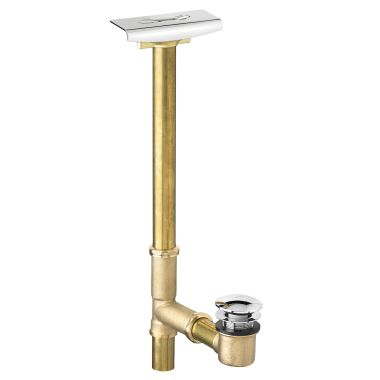 Click here to see American Standard 1599.205.002 American Standard Evolution Deep Soak Max Bathtub Drain, 3in Top-Mount Overflow, Solid Brass, Polished Chrome - 1599.205.002
