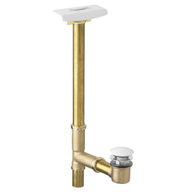 Click here to see American Standard 1599.205.020 American Standard Evolution Deep Soak Max Bathtub Drain, 3in Top-Mount Overflow, Solid Brass, White - 1599.205.020