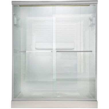 Click here to see American Standard AM00345.400.213 American Standard AM00.345400.213 Euro Frameless By-Pass Shower Door, Silver