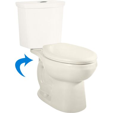 Click here to see American Standard 3706.216.222 merican Standard H2Option Elongated Toilet Bowl, EverClean, PowerWash, 12