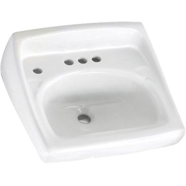 Click here to see American Standard 0355.056.020 American Standard 0355.056.020 Lucerne Wall-Hung Sink w/ Lotion Dispenser, White