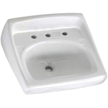 Click here to see American Standard 0356.028.020 American Standard Lucerne White Lavatory Sink, Wall-Mount - 0356.028.020