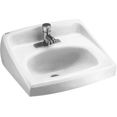 Click here to see American Standard 0356.041.020 American Standard Lucerne White Lavatory Sink, Wall-Mount - 0356.041.020