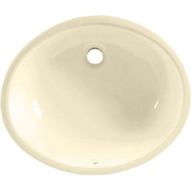 Click here to see American Standard 0495.221.021 American Standard Ovalyn Undercounter Sink with Front Overflow and Glazed Underside, Bone - 0495.221.021