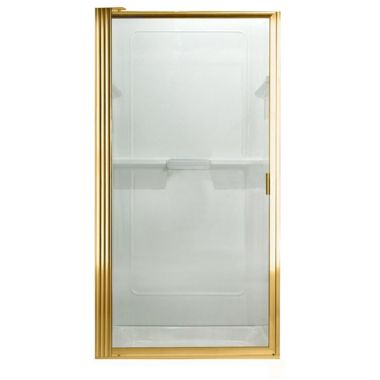 Click here to see American Standard AM00801.400.094 American Standard AM00.801400.094 Prestige Framed Pivot Shower Door, Gold
