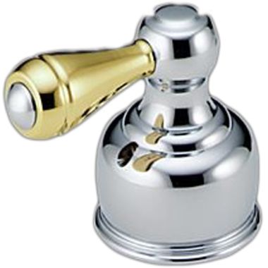 Click here to see Delta H65CB Delta H65CB Delta Two Lever Handle Kit (Chrome and Brilliance Polished Brass)