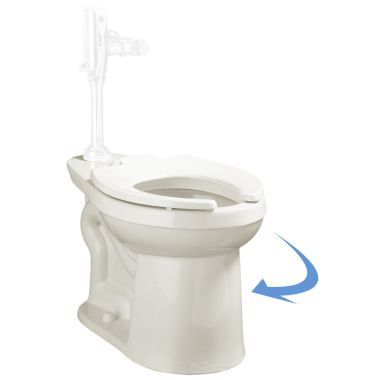 Click here to see American Standard 3641.001.020 American Standard Madera Top Spud Elongated Toilet Bowl, Right Height, White - 3641.001.020