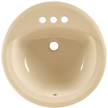 Click here to see American Standard 0491.019.021 American Standard Rondalyn Countertop Bathroom Sink, 3-Hole, 4in Centers, Bone - 0491.019.021