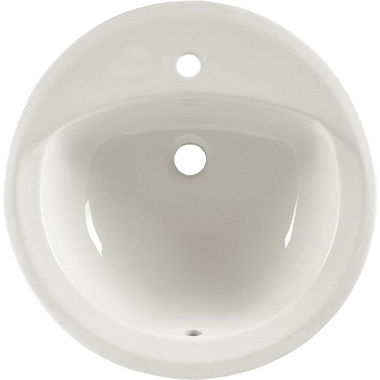 Click here to see American Standard 0490.156.020 American Standard Rondalyn Countertop Bathroom Sink, 1-Hole, White - 0490.156.020