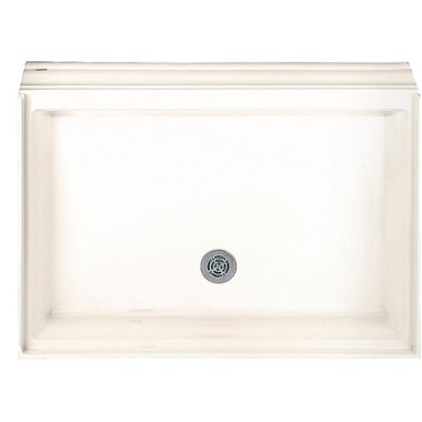 Click here to see American Standard 4834.ST.222 American Standard 4834.ST.222 Alcove Single Threshold Shower Base, Linen