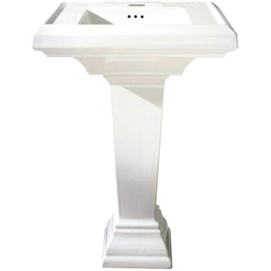 Click here to see American Standard 0790.100.020 American Standard 0790.100.020 Town Square Pedestal Sink, White