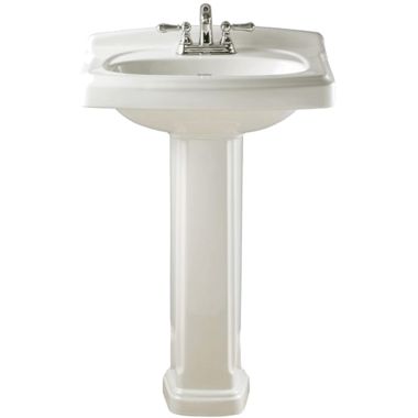 Click here to see American Standard 0555.401.222 American Standard 0555.401.222 Portsmouth Townsend Pedestal Sink, Linnen
