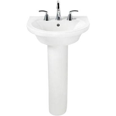 Click here to see American Standard 0403.800.020 American Standard 0403.800.020 Tropic Petite Pedestal Sink, 21