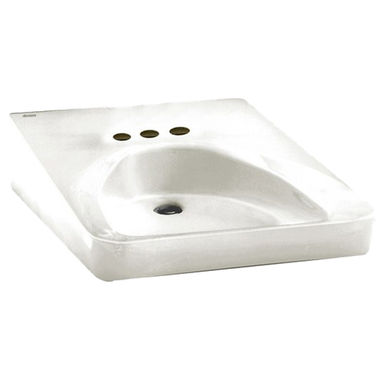 Click here to see American Standard 9141.011.020 American Standard White Lavatory Sink, Wheelchair Accessable, Wall-Mount - 9141.011.020